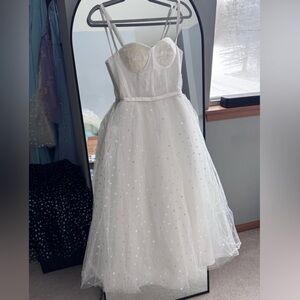 Elegant White Mini Dress